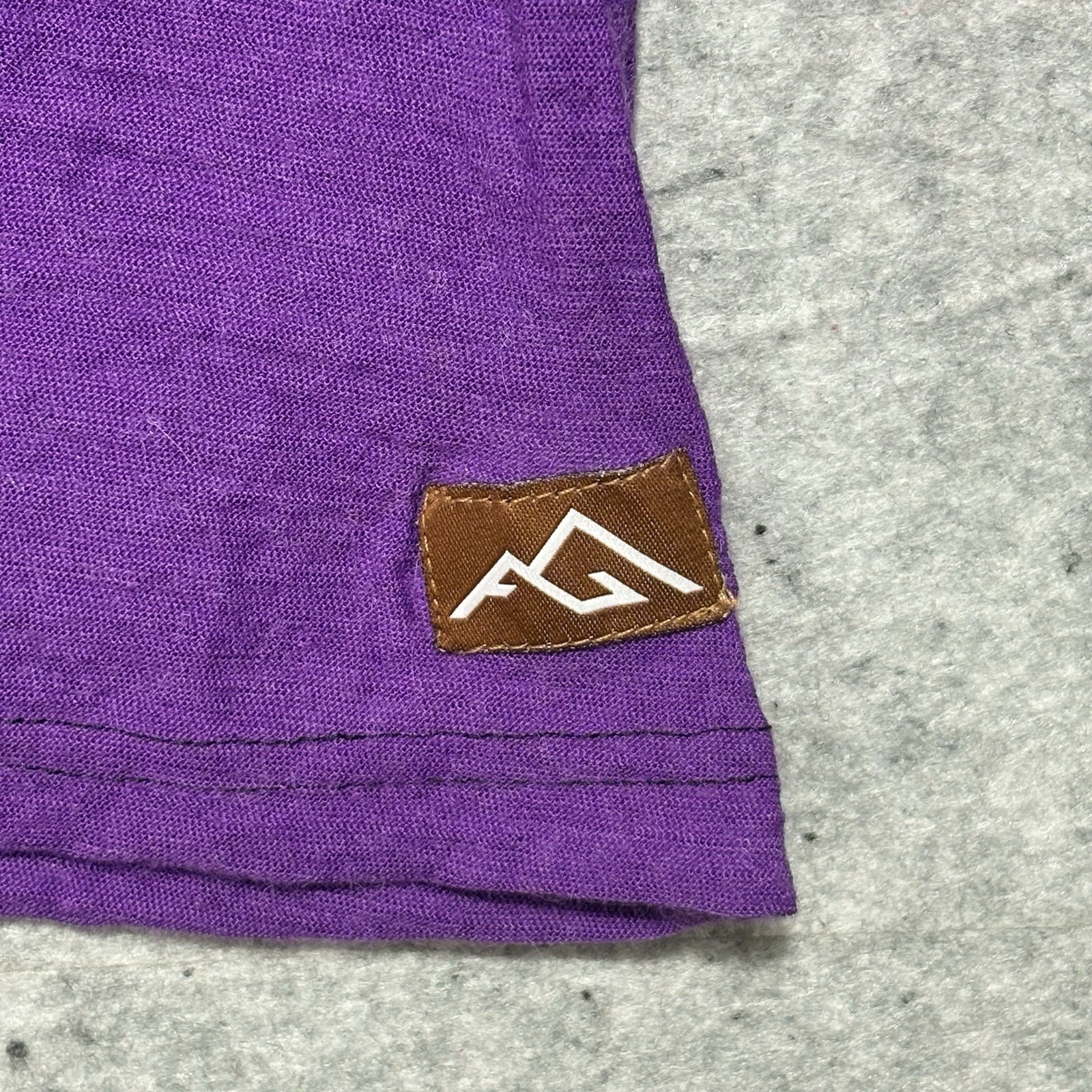 Appalachian Gear Co Alpaca Tencel Hoodie Women's S Purple Usa Made Hiking — image 3 of 8
